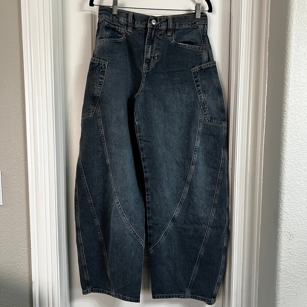 Free People We The Free Sugar & Spice Barrel Jeans | Size 28 - Picture 6 of 11